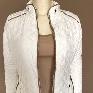 White puffer jacket